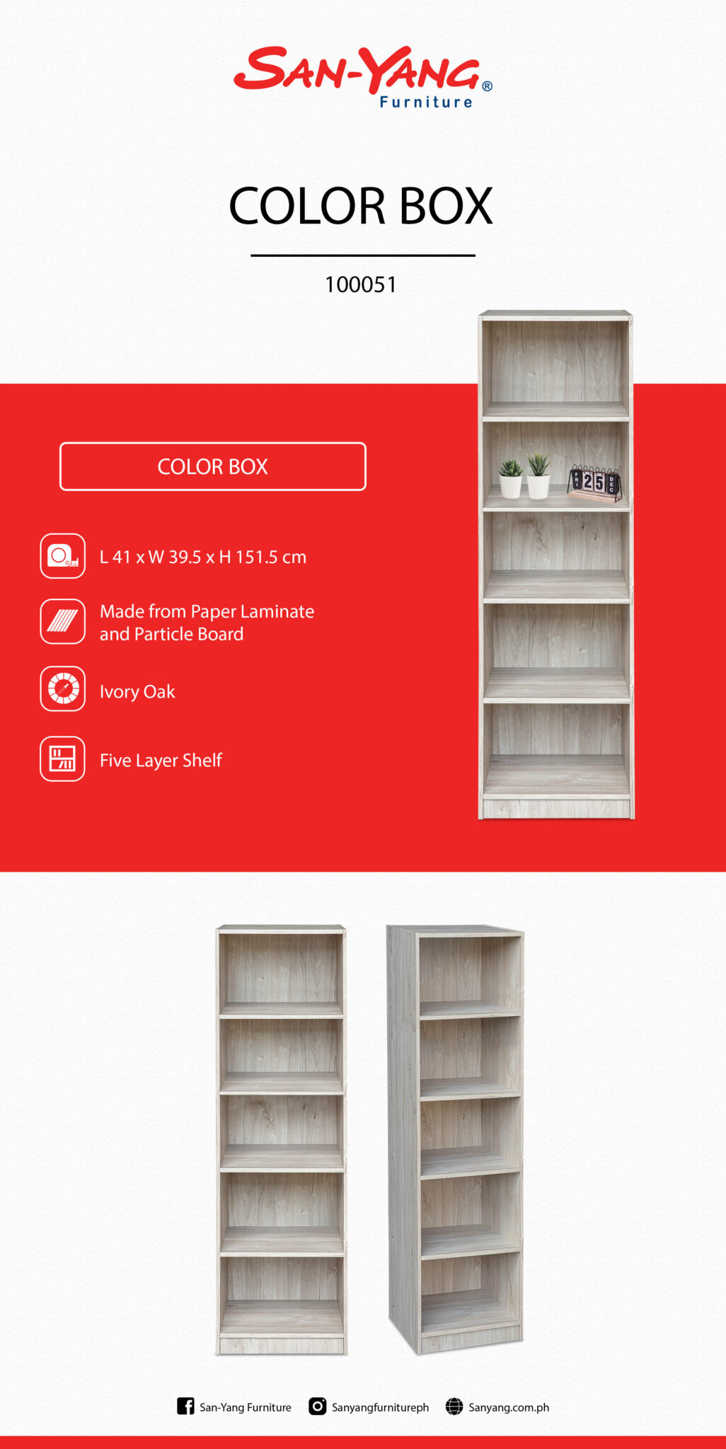 Color Box 100051 Ivory Oak - Sanyang